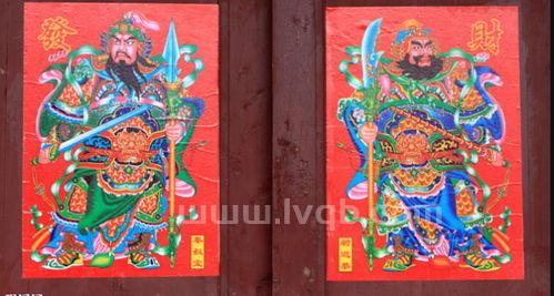 门神的正确贴法(门神怎么贴才正确)